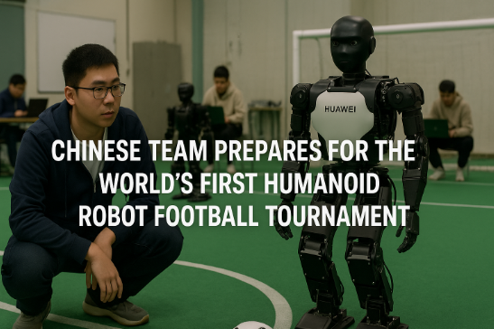 Chinese Team Prepares for the World’s First Humanoid Robot Football Tournament